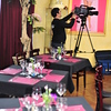 MarkBowersWebDesign > Photographs of the making of "La Cuisine" Cooking Show starring Chef Josette Leblond. This 4th episode was filmed for PBS at Josette's Bistro in Las Vegas. "La Cuisine" Producer Tony Sacca was the special guest star on this episode which included Italian dishes like Lasagna with meat sauce. Photos go behind the scenes of "La Cuisine" being filmed as 25 guests watch and participate in the show.